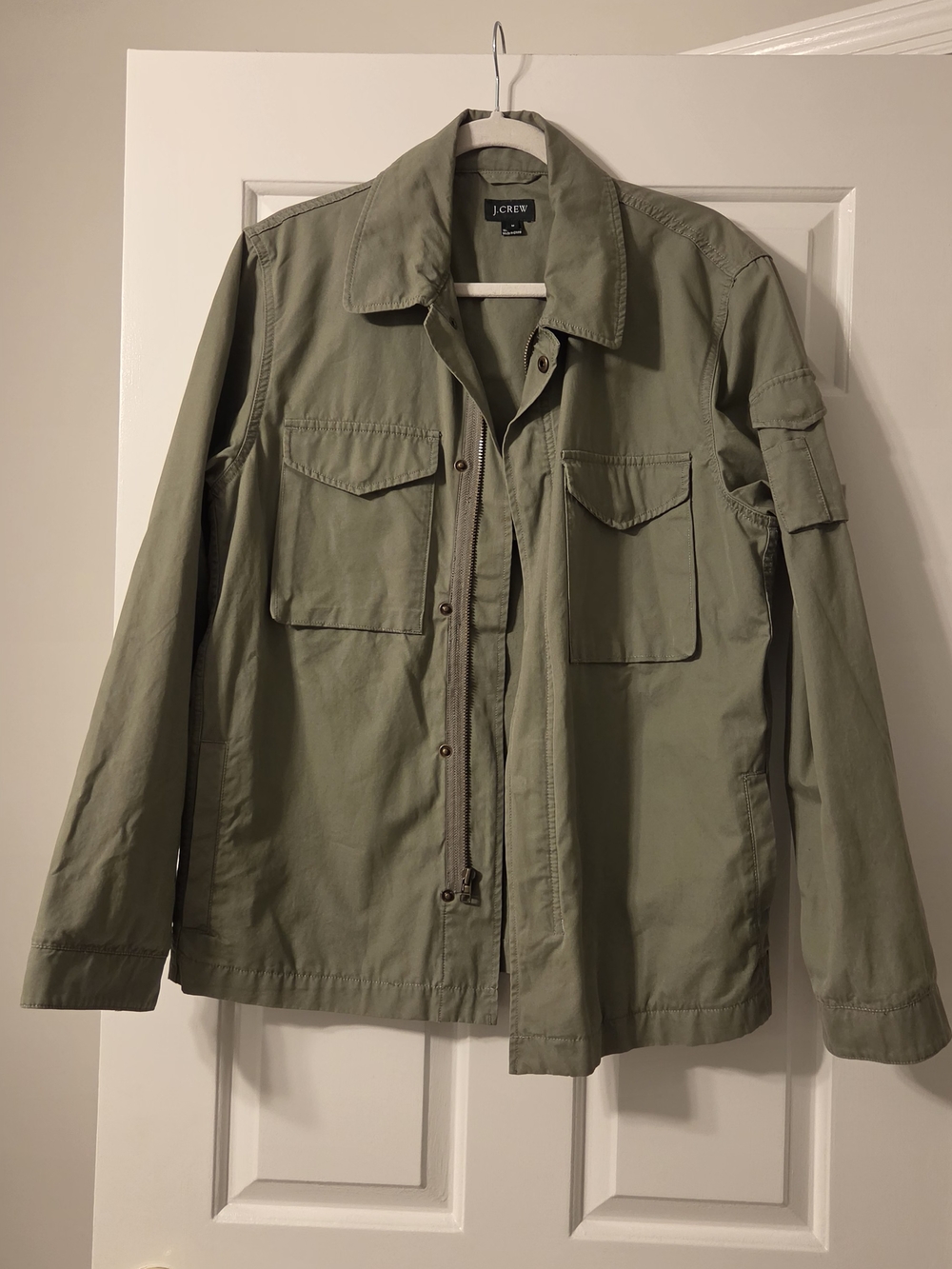 J. Crew Men’s Medium Olive Green Lightweight Field Jacket